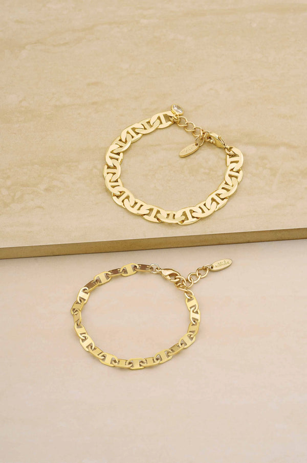 Magic Hour 18k Gold Plated Bracelet Set