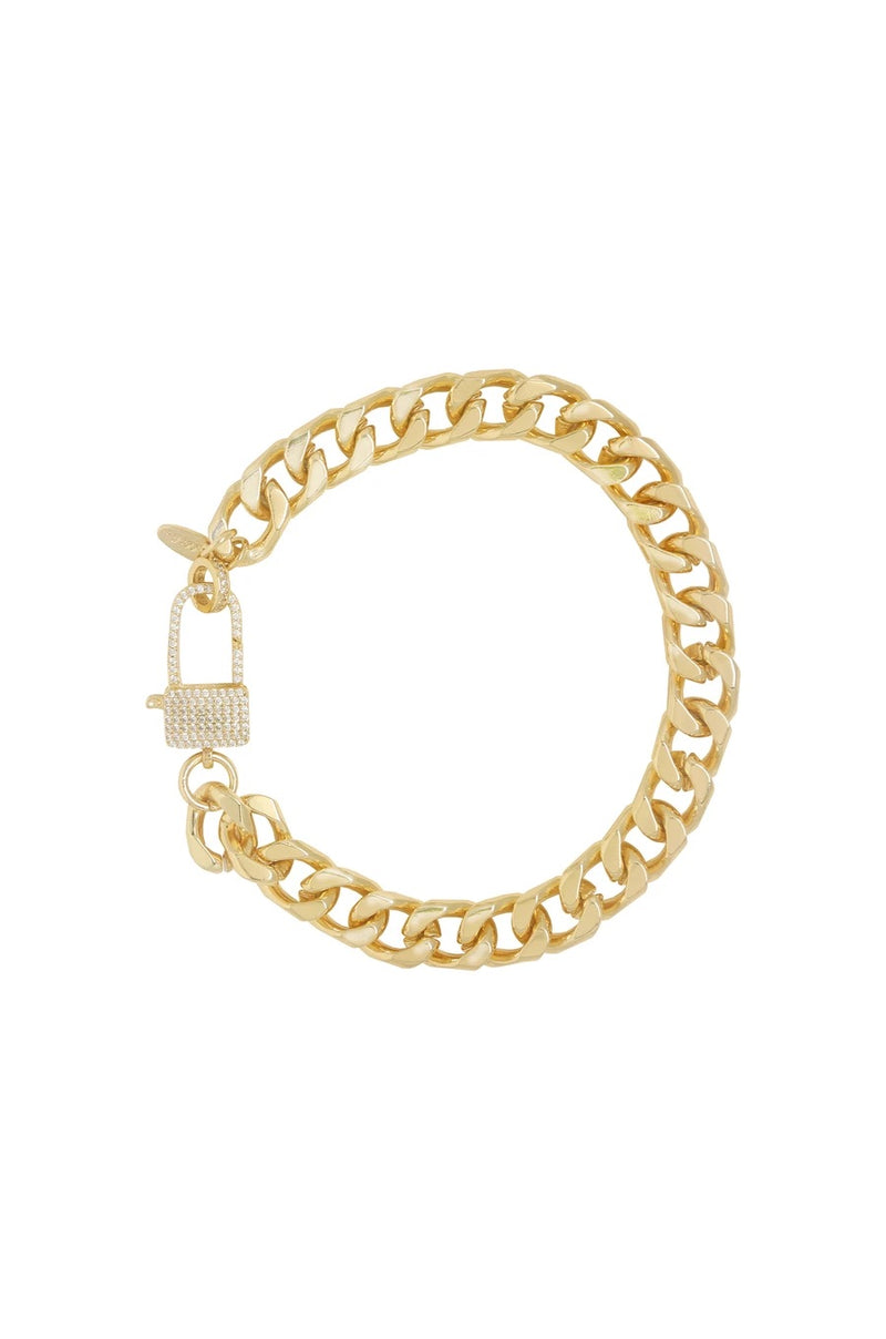 "Best of The Best" 18k Gold Plated Link Anklet